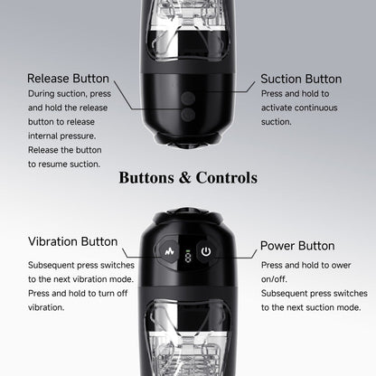 App-Controlled Suction Male Masturbator