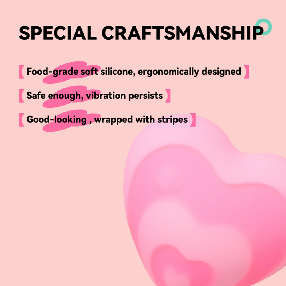 Striped Dual-Layer Silicone Vibrator