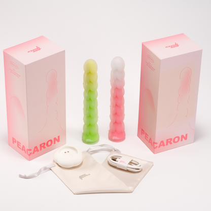 Pinkpunch PEACARON 3D Vibrating Dildo