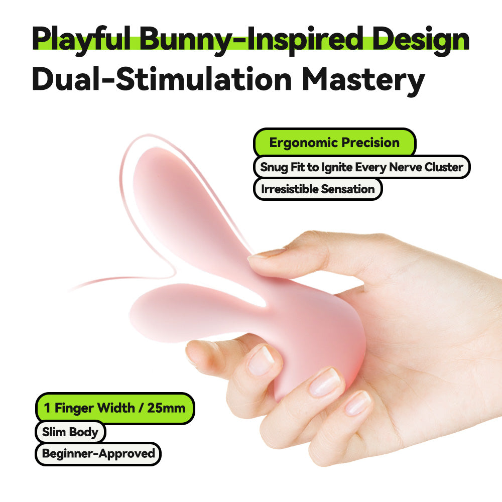 Cute Little Rabbit Dual-head Vibrator Quiet, Discreet & Ergonomic orok store Cute Little Rabbit Dual-head Vibrator Quiet, Discreet & Ergonomic orok store